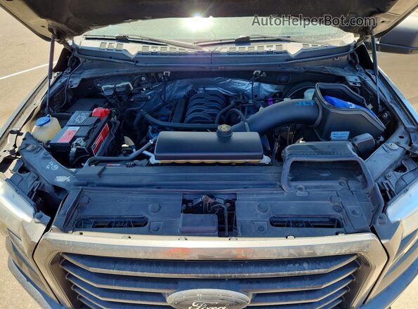 1FTEW1CF8GKF32962 2016 FORD F150 Серый Вид задней части салона