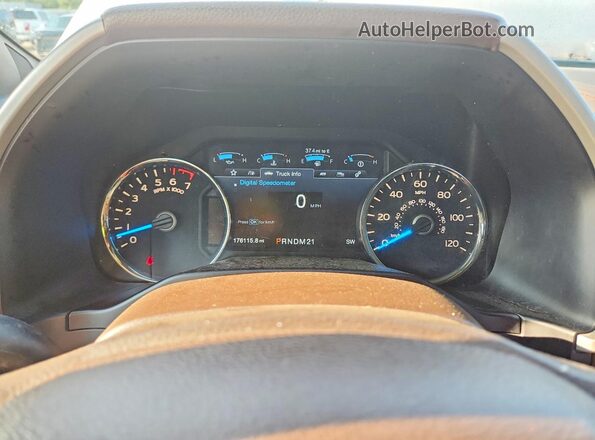 1FTEW1CF9GFA51384 2016 FORD F150 White Սարքավորումների վահանակի տեսք
