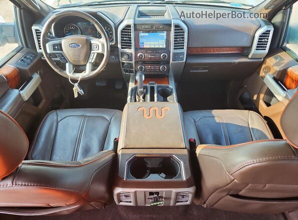 1FTEW1CF9GFA51384 2016 FORD F150 White Առջևի վահանակի տեսք