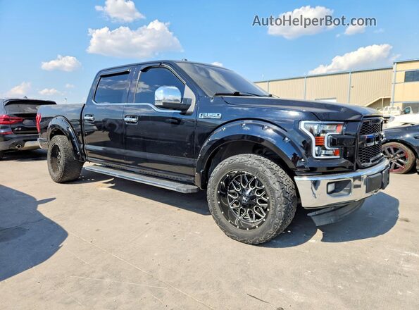 1FTEW1CFXGKE10474 2016 FORD F150 Черный Передняя правая четверть