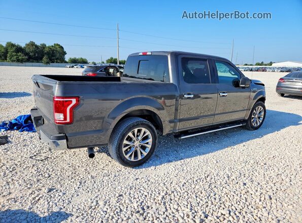 1FTEW1CG0HKC81039 2017 FORD F150 Black Задня права чверть