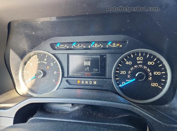 1FTEW1CG0HKC81039 2017 FORD F150 Black Вид щитка приладів