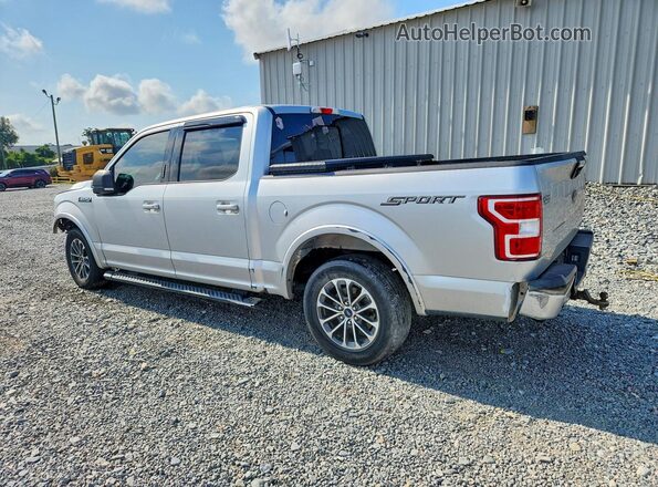 1FTEW1CG3JFB52159 2018 FORD F150 Silver Rear left