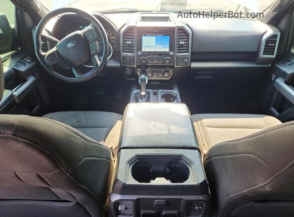 1FTEW1CG3JFB52159 2018 FORD F150 Silver Dashboard view