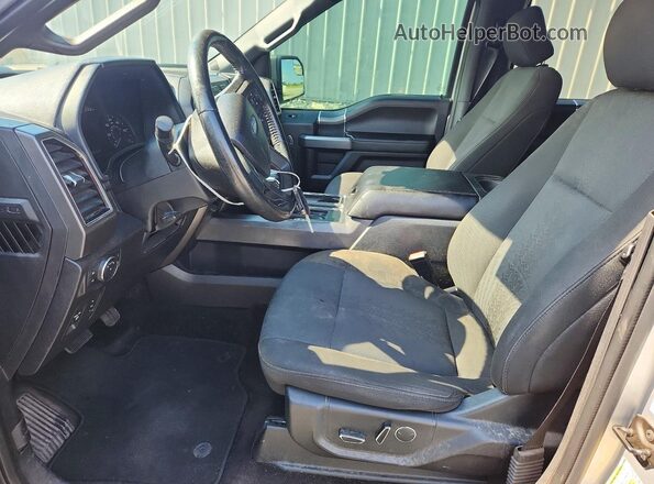 1FTEW1CG3JFB52159 2018 FORD F150 Silver Front interior view