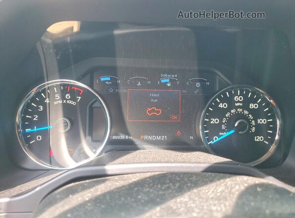 1FTEW1CG6GFB21836 2016 FORD F150 Burgundy ხელსაწყოთა პანელის ხედი