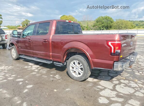 1FTEW1CG6GFB21836 2016 FORD F150 Burgundy უკანა მარცხენა