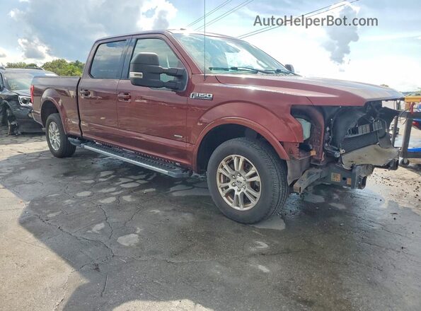1FTEW1CG6GFB21836 2016 FORD F150 Burgundy წინა მარჯვენა