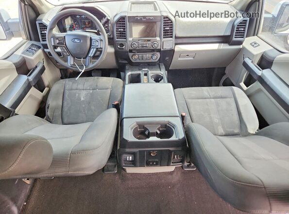 1FTEW1CP0JKF02547 2018 FORD F150 White Вид панелі приладів