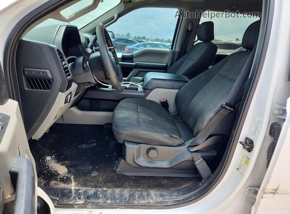 1FTEW1CP0JKF02547 2018 FORD F150 White Вид салону спереду