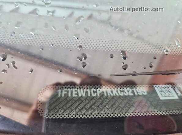 1FTEW1CP1KKC32195 2019 FORD F150 Gray Շարժիչի բաժամունքի տեսք