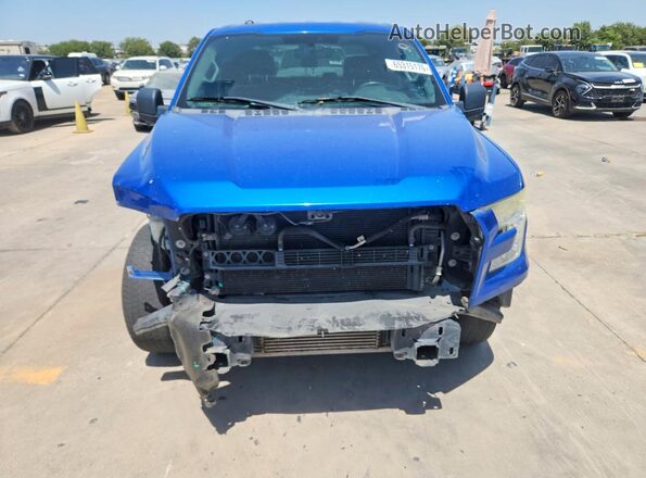 1FTEW1CP2GKD28599 2016 FORD F150 Blue Вид спереду