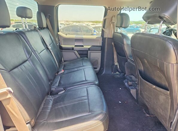 1FTEW1CP2GKD28599 2016 FORD F150 Blue Вид задніх сидінь