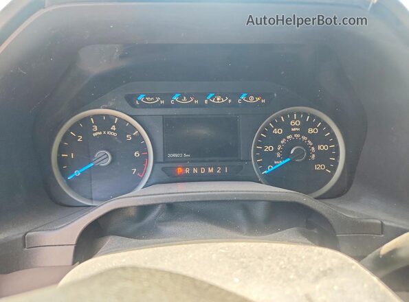 1FTEW1CP2GKD28599 2016 FORD F150 Blue Вид щитка приладів