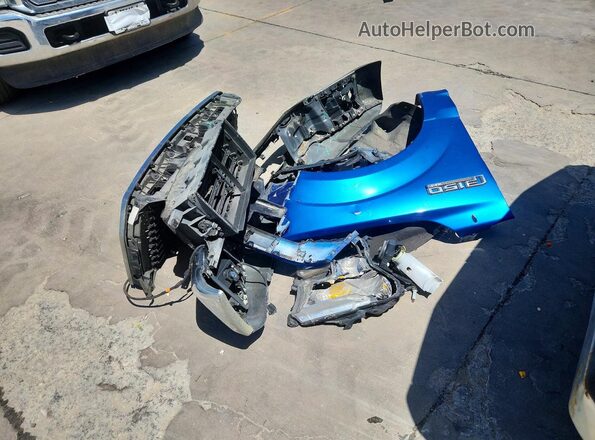 1FTEW1CP2GKD28599 2016 FORD F150 Blue Вид підкапотного простору