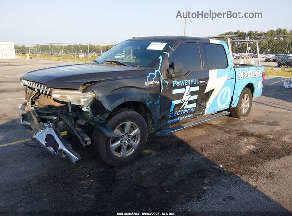 1FTEW1CP2JFA03791 2018 FORD F150 Black Vista tres cuartos delantera izquierda