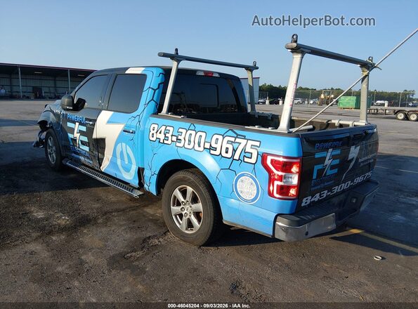 1FTEW1CP2JFA03791 2018 FORD F150 Black Trasero izquierdo