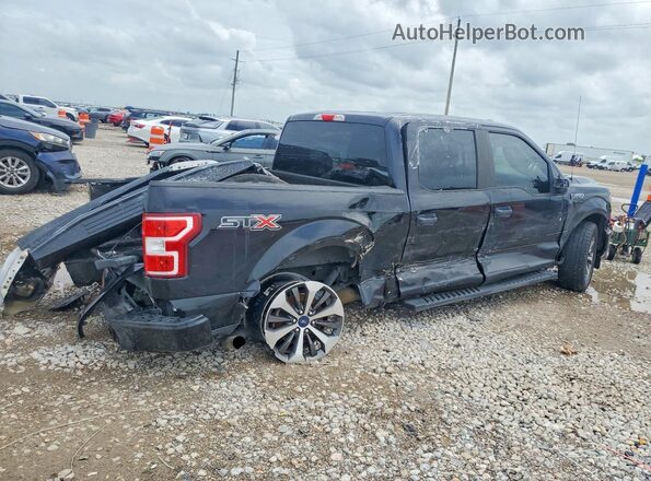 1FTEW1CP2KKD96409 2019 FORD F150 Black უკანა მარჯვენა