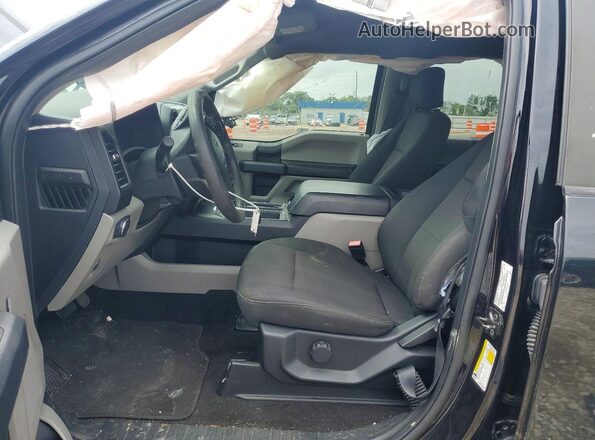 1FTEW1CP2KKD96409 2019 FORD F150 Black წინა სალონის ხედი