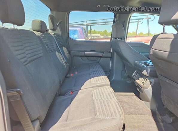 1FTEW1CP2NFA72194 2022 FORD F150 White Vista de los asientos traseros