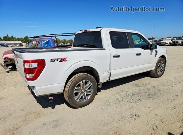 1FTEW1CP2NFA72194 2022 FORD F150 White Trasero derecho