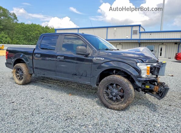 1FTEW1CP3KKC28052 2019 FORD F150 Black Передня права чверть