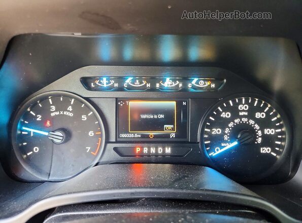 1FTEW1CP3LFC46738 2020 FORD F150 White Instrument cluster view