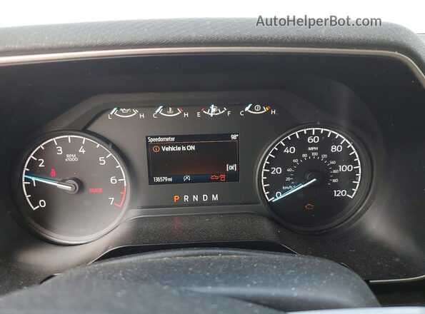 1FTEW1CP3MFA53684 2021 FORD F150 Серебряный Вид щитка приборов