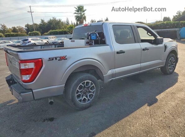1FTEW1CP3MFA53684 2021 FORD F150 Серебряный Задняя правая четверть