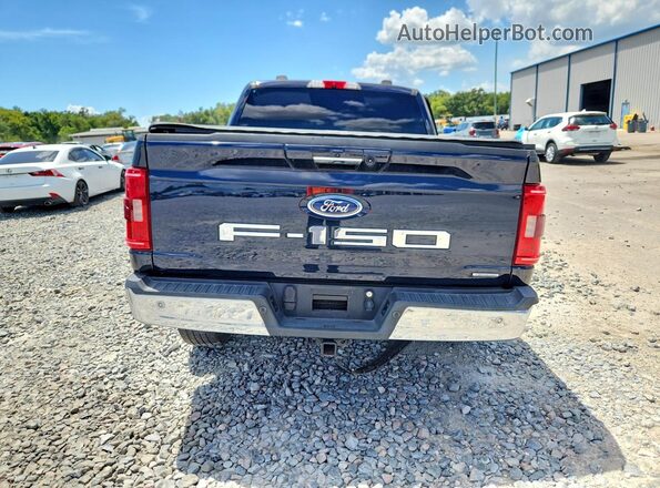 1FTEW1CP3NKE76161 2022 FORD F150 Blue Rear view