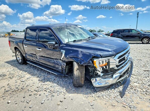 1FTEW1CP3NKE76161 2022 FORD F150 Blue Front right