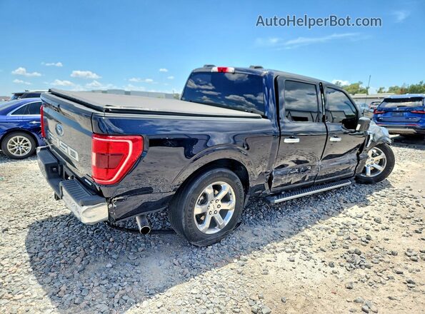 1FTEW1CP3NKE76161 2022 FORD F150 Blue Rear right
