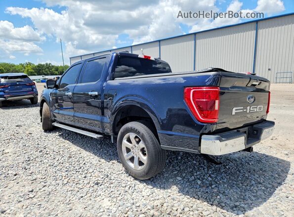 1FTEW1CP3NKE76161 2022 FORD F150 Blue Rear left