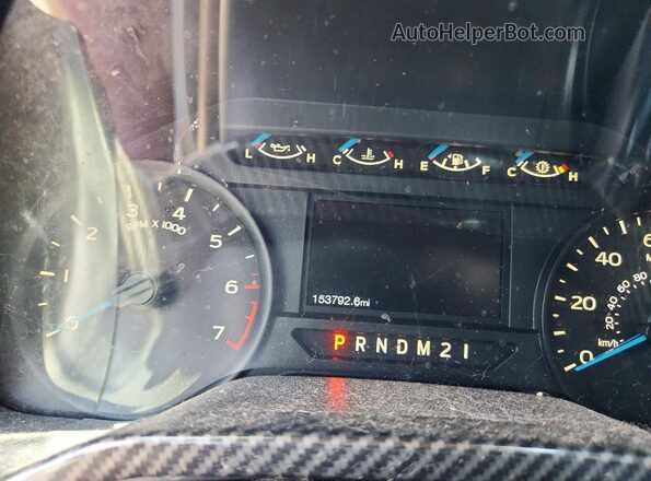1FTEW1CP4HFC56850 2017 FORD F150 Black Widok zestawu wskaźników