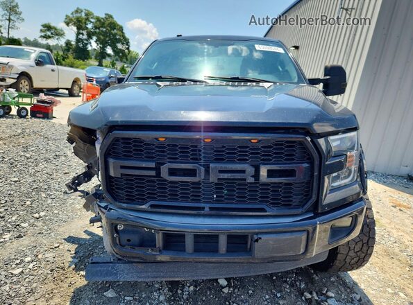 1FTEW1CP4HFC56850 2017 FORD F150 Black Widok z przodu