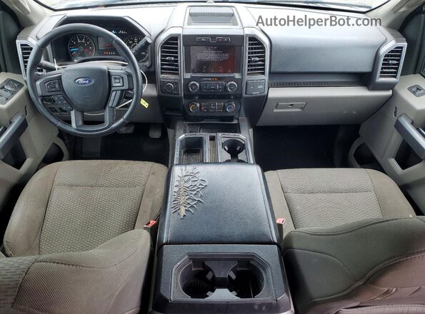 1FTEW1CP4KFA73777 2019 FORD F150 Purple Dashboard view