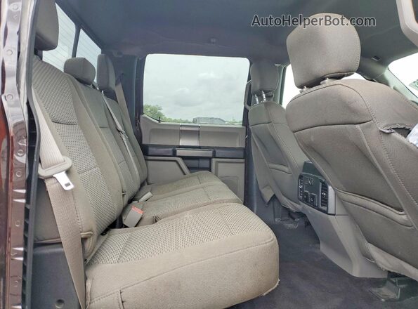 1FTEW1CP4KFA73777 2019 FORD F150 Purple Rear seats view