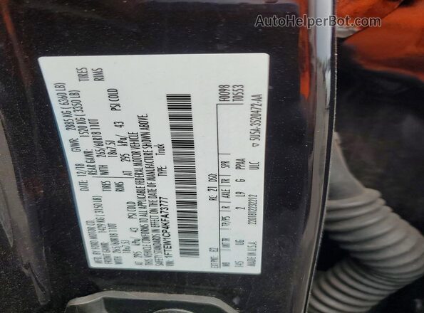1FTEW1CP4KFA73777 2019 FORD F150 Purple Engine compartment view