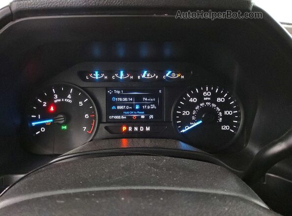 1FTEW1CP5LKD39879 2020 FORD F150 Белый Вид щитка приборов
