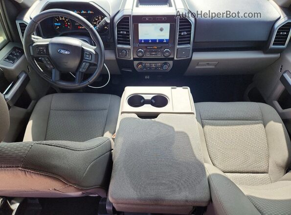 1FTEW1CP6KKE60001 2019 FORD F150 White Вид панелі приладів