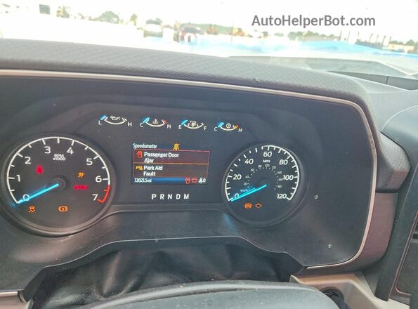 1FTEW1CP6NKE07433 2022 FORD F150 Серебряный Вид щитка приборов