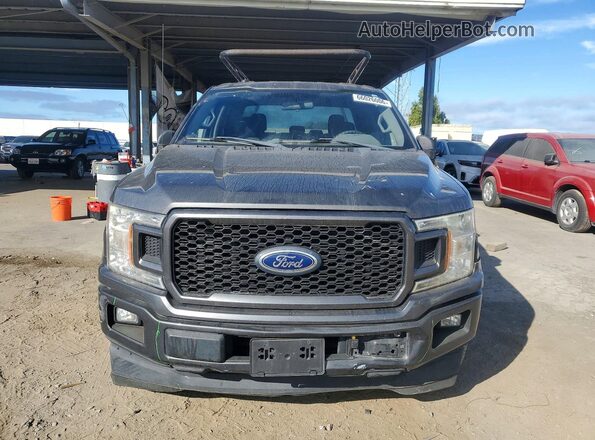 1FTEW1CP7JKC55091 2018 FORD F150 Gray Դիմացի տեսք