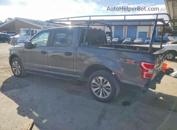 1FTEW1CP7JKC55091 2018 FORD F150 Gray Հետևի ձախ