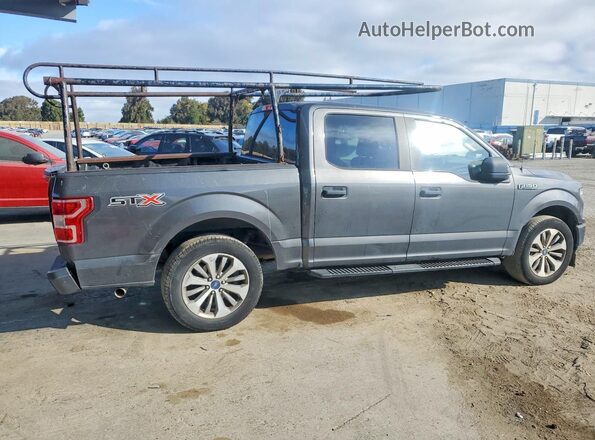 1FTEW1CP7JKC55091 2018 FORD F150 Gray Հետևի աջ