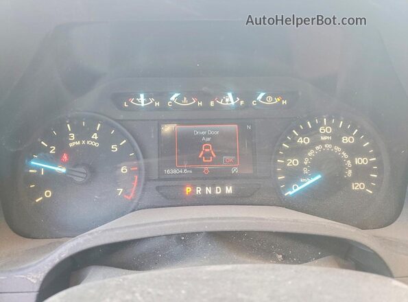 1FTEW1CP7JKC55091 2018 FORD F150 Gray Սարքավորումների վահանակի տեսք