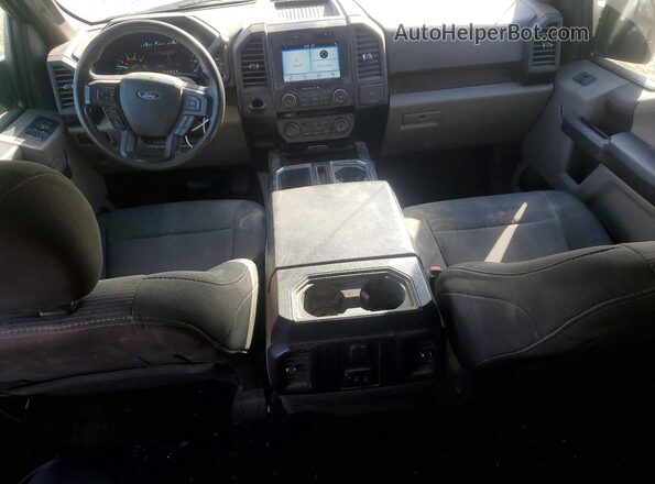 1FTEW1CP7JKC55091 2018 FORD F150 Gray Առջևի վահանակի տեսք