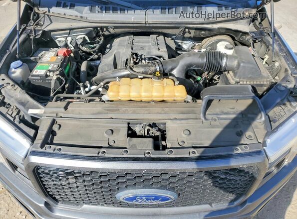 1FTEW1CP7JKC55091 2018 FORD F150 Gray Սալոնի հետևի տեսք