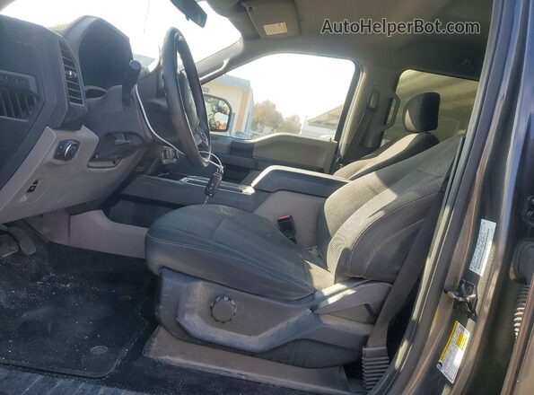 1FTEW1CP7JKC55091 2018 FORD F150 Gray Սալոնի դիմացի տեսք