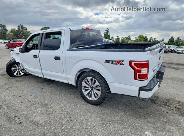 1FTEW1CP7JKD03463 2018 FORD F150 White Trasero izquierdo