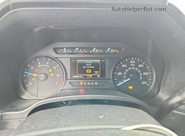 1FTEW1CP7JKD03463 2018 FORD F150 White Vista del cuadro de instrumentos